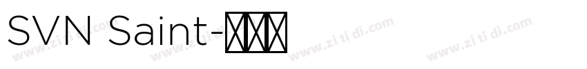 SVN Saint字体转换